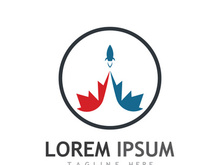 Canadian maple leaf logo design with a creative idea.