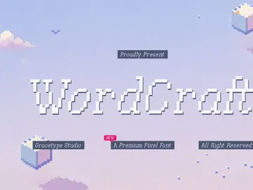 Word Craft | Premium Pixel Font preview picture