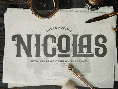 Nicolas - Victorian Decorative Font