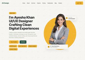 Portfolio Website Design | Clean & Conversion-Focus