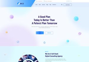 Sass Landing page  Ui Design