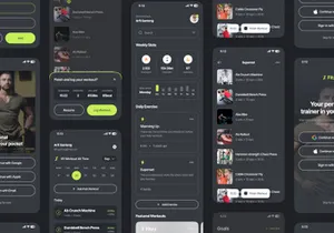 Fitness Mobile App UI Kit