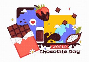 10 World Chocolate Day Illustration
