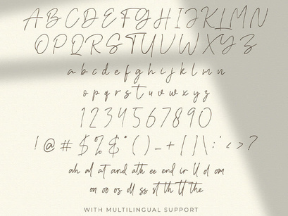 Aguset - Handwritten Font