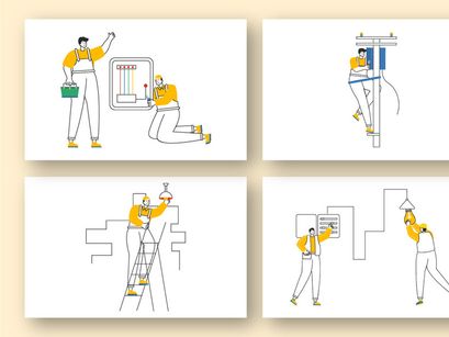 25 Lighting and Electricity Energy Illustration