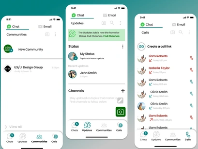 WhatsApp Redesign IOS UI KIT