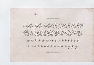 Clairou Handera | Handwritten Script