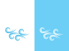 Wind icon vector illustration design template