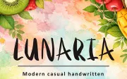 LUNARIA – Modern casual handwritten font (OTF)