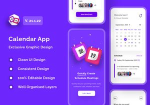 Calendar Schedule Management App Design