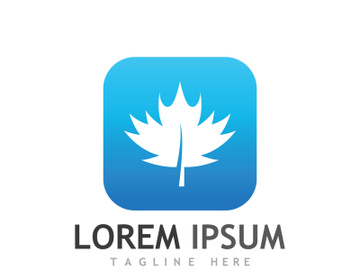 Maple leaf logo design with creative idea preview picture