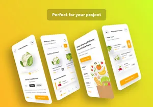 Grocery store App UI Kits