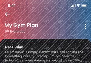 Modern Workout Planner