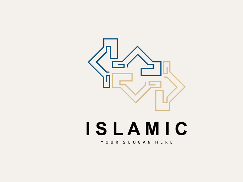 Mosque Logo, Vector Desain Template