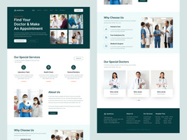 HealthCare-Medical Website Landing Page preview picture