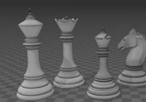 Classic Chess Set Pieces - 3D Printable Model