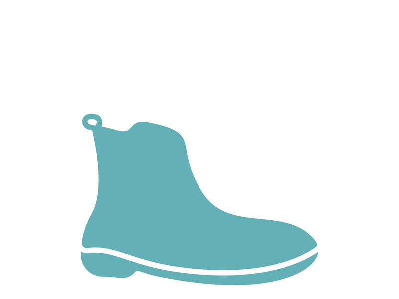 Icon shoe logo concept vector sneaker template shoes shop design