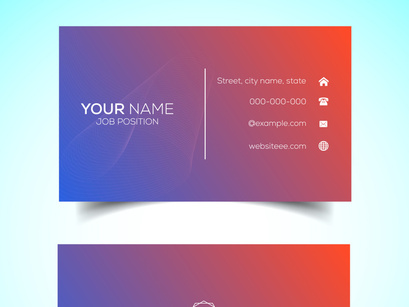 10 Creative and modern corporate business card template