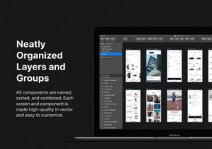 Helium - Fashion Shop UI Kit for Adobe XD