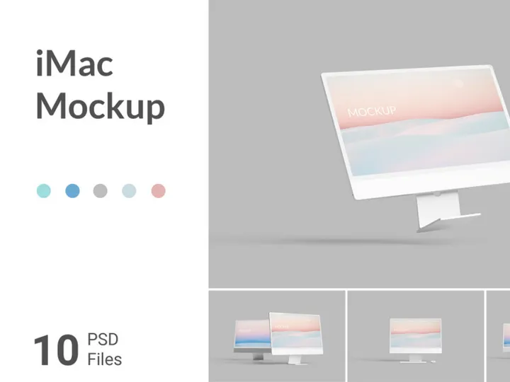 Minimal iMac Mockup