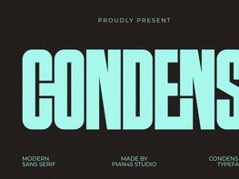 Condens - Condensed Sans Serif Font preview picture