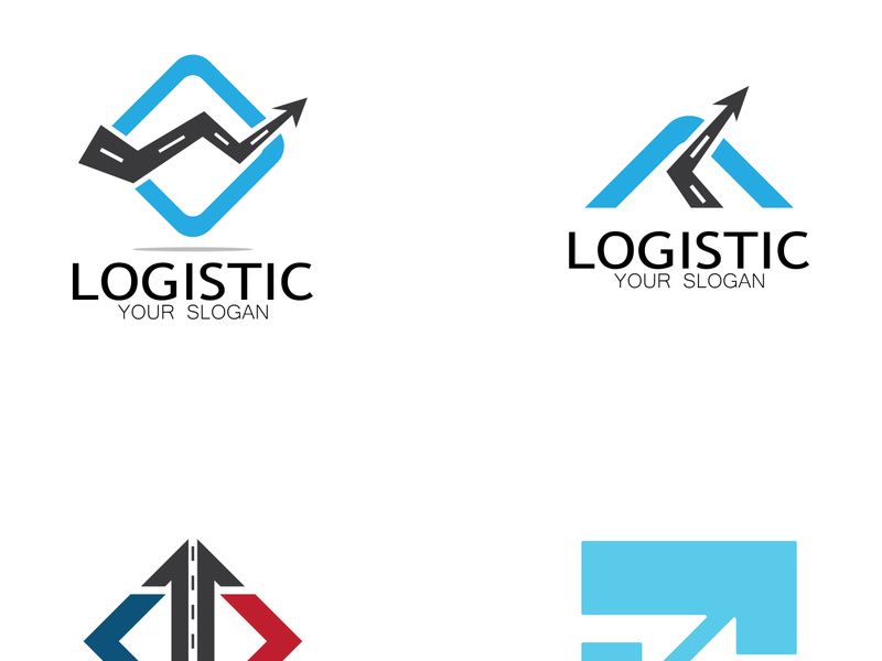logistics logo icon illustration vector design  distribution symbol  delivery of goods  economy  finance