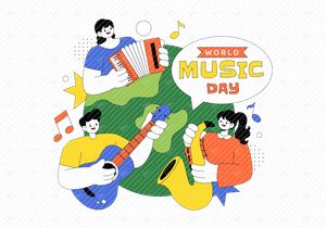 10 Ilustraciones por el Día Mundial de la Música