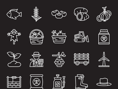 Agriculture Icon Set V2