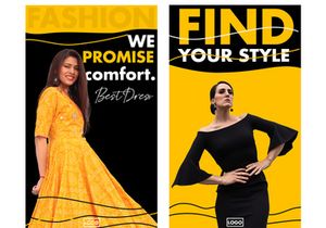 Fashion Sale Anonce Instagram Story Template
