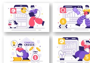 10 Financial Crisis Illustration