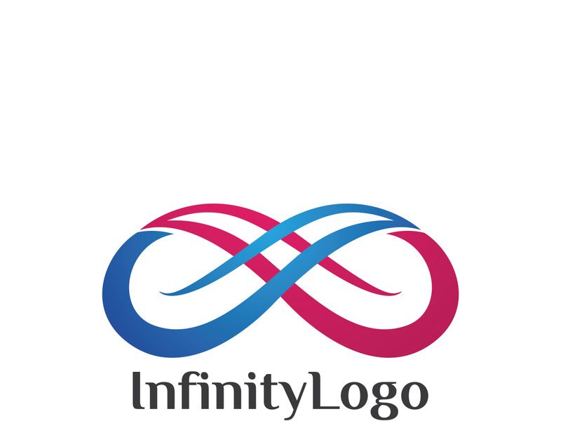 Infinity Design Vector icon illustration Logo template design