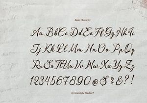 Almenty Carmine | Vintage Script Font