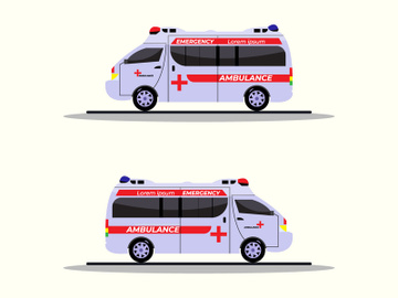 Ambulance Clipart Isolated Vector preview picture