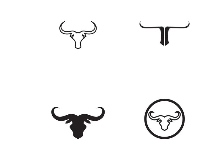 bulls head horn logo