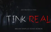 Tink Real – Handwritten Display Font