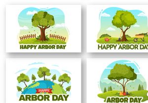 16 Happy Arbor Day Illustration