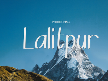 Lalitpur - Handwritten Font preview picture