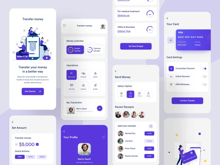 Mobile Banking Application Design (Light Version) preview picture