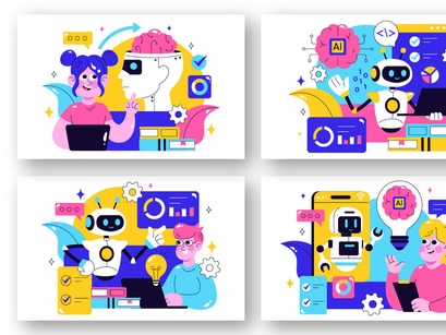 10 Machine Learning Illustration