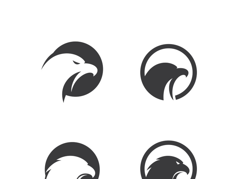 Eagle Logo Vector  Creative eagle icon Template illustration