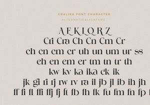 Cralika//Modern Ligature Serif