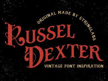 Russel Dexter - Retro Vintage Script Font preview picture