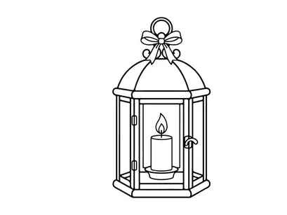 Lanterna vintage com vela acesa dentro. Lâmpada de óleo de vidro clássica para decoração aconchegante de casa e ambiente acolhedor.