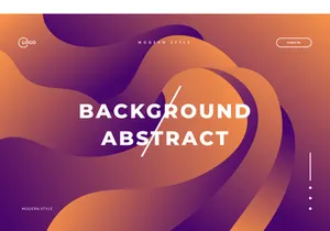3d Abstract Background Orange