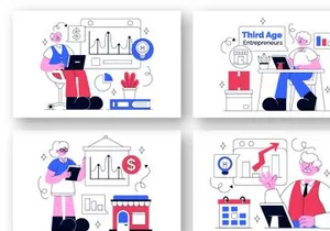10 Third Age Entrepreneurs Illustration