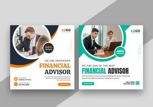 Financial Advisor Social Media Post Banner