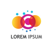 Modern colorful C letter initial logo.