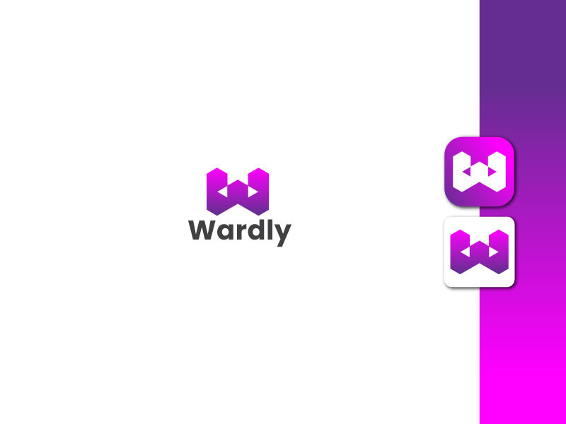 Lettermark Logo - Letter W Logo - Gradient Logo - Business Logo Design