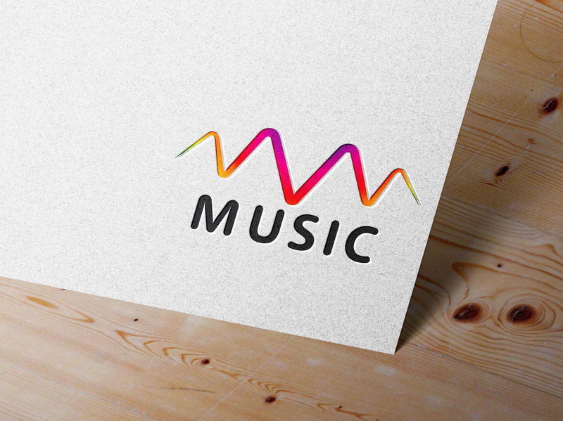 Equalizer Sound waves logo vector illustration design template