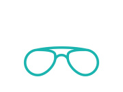 Glasses symbol vector icon